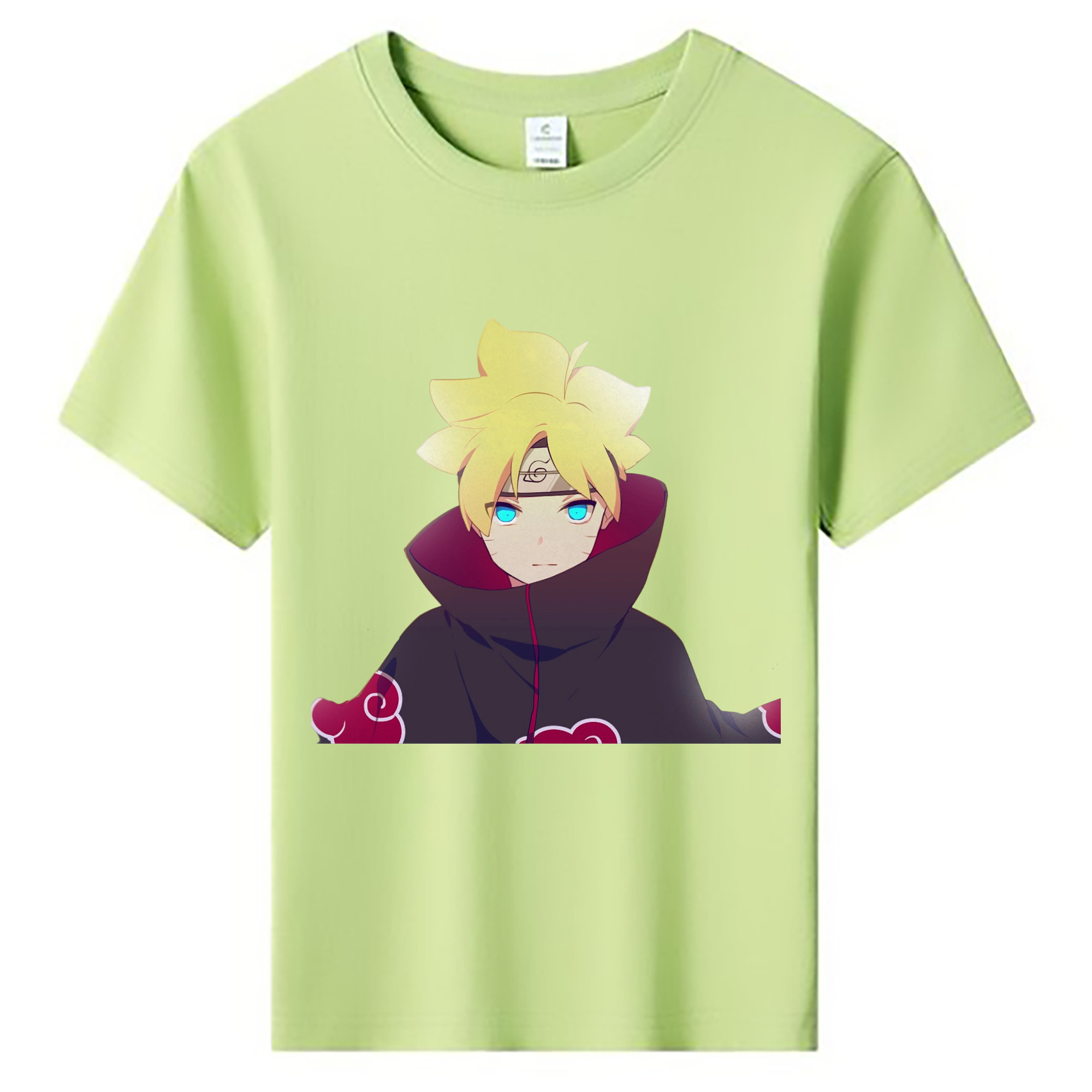 （画像用） NARUTO -ナルト- うずまき ボルト Uzumaki Boruto 綿100％キッズTシャツ（フロントプリント）